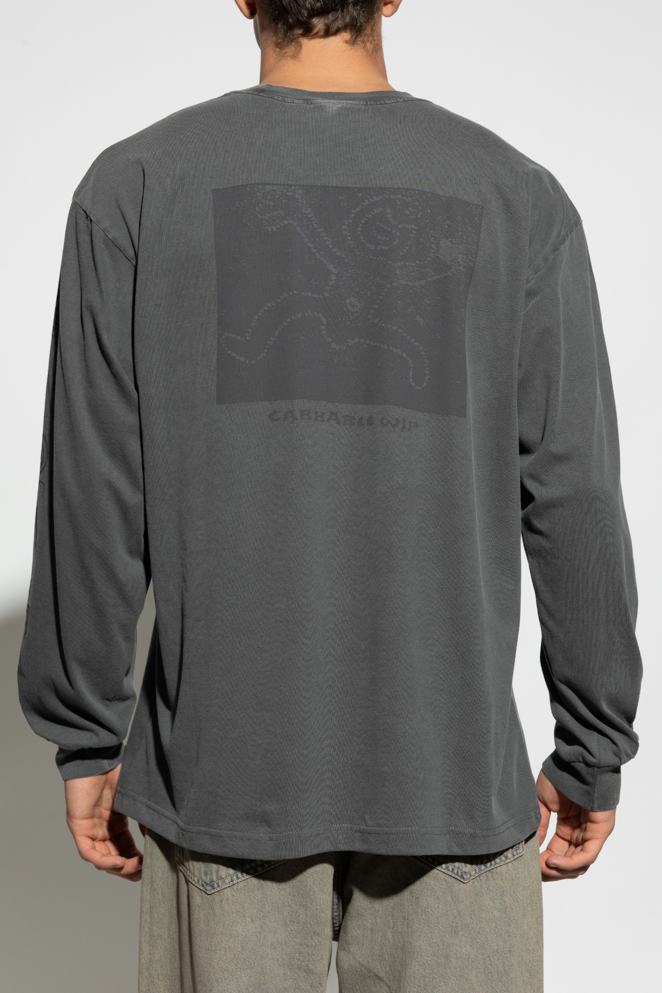 Tシャツ・カットソー CARHARTT L/S TERRESTRIAL T-SHIRT SA5D0025 Carhartt WIP Long-sleeve T-shirt